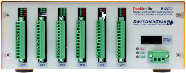 SwitcherGear front panel.
